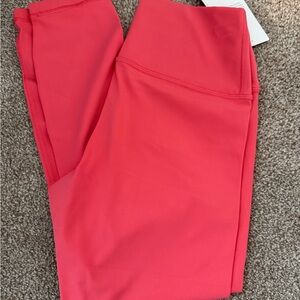 Athleta NWT transcend Coral petal pink Leggings medium